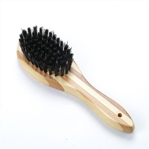 Dog And Cat Ball Needle Slicker Beauty Brush With Bamboo Handle Is Ideal For Pet Massage Bathing And Removing Loose Fluffy
