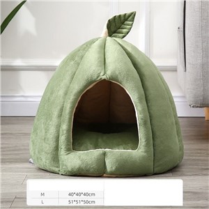 Cat Nest Winter Warm Closed Cat Nest Deep Sleep Large Can Be Dismantled And Washed Mongolian Bag Pumpkin Cat Nest