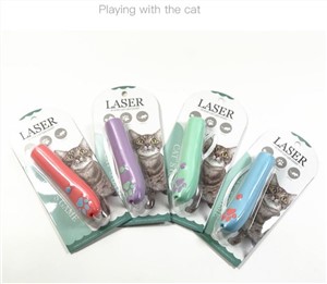 LED Pet Laser Cat Tickle Stick Fun Projection Pen Cat Interactive Toy