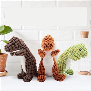 Pet Products Plush Toy Dog Bite-resistant Teeth Grinding Voice Toys Cleaning Teeth Smelly Dog Toys Big Dinosaur
