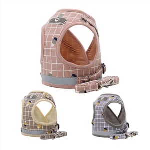 PoyPet Reflective Soft Breathable Mesh Dog Chest Strap Non-choke Double Padded Vest With Adjustable Neck And Chest