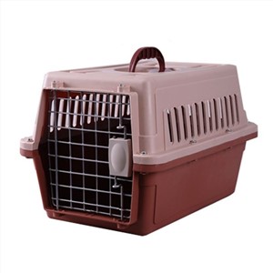Pet Aviation Box Pet Cage Cat Bag Portable Travel Consign Space Cabin Small Dog Plastic