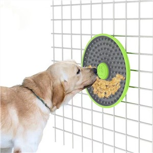 Slow Feeder Dog Bowls For Boredom Reducer,Dog Lick Pad,Dog Peanut Butter Lick Pad,Licking Plate For Dogs,Lick Pad For Dogs Anxiety Relief,Pet Slow Feeder Mat With Spiral Buckle