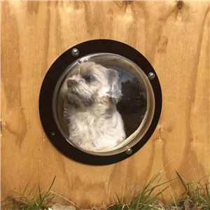Pet Window Special Fence Window For Cats And Dogs Pet Cat Door Transparent Semicircle Acrylic Fence Window