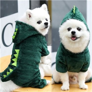 Autumn And Winter Warm Four Legs Feet Small Medium-sized Dog Dog Cat Dinosaur Pet Clothing Supplies Wholesale Manufacturers