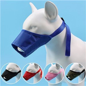 Dog Muzzle For Small Medium Large Dogs Puppy Print Adjustable Breathable Tribal Pet Muzzles Anti Barking Biting Mouth Cover