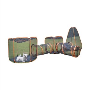 Manufacturers Wholesale New Pet Supplies Stitching Tunnel Portable Cat Carrier Liuhe A Combination Set Pet Toys
