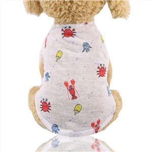 Pet Small Medium-sized Dog Law Fight Cat Teddy Bear Dog Clothes Spring Summer Sunscreen Cool Vest Supplies Manufacturers
